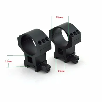 Visionking 2-24x50 Første fokusplan FFF Riffelsigte Mil-Dot Jagt Taktiske Optiske Seværdigheder 35mm Scopes Med 21mm Montering Ringe