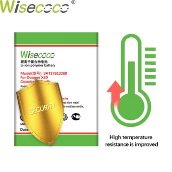 WISECOCO 4900mAh BAT17613360 Batteri Til DOOGEE X30 Mobiltelefon På lager Seneste Produktion af Høj Kvalitet Batteri+Tracking Nummer