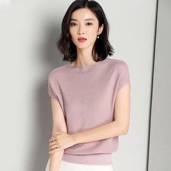 Women Tops Blouses Solid Harajuku White Shirt Clothes Korean Fashion Clothing Summer New Ladies Tops O-Neck Womens Clothing 2768