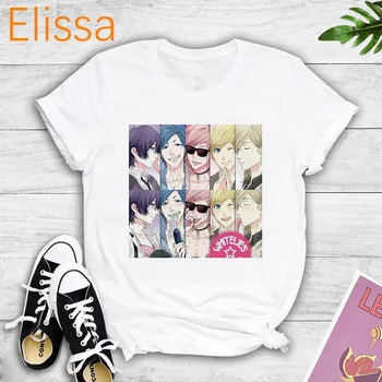 Yarichin Club Japansk Anime Æstetik T-Shirts, Toppe, t-Shirts Streetwear, Sjove pige T-shirts Mænd Kvinder Korte Ærmer Casual T-Shirt