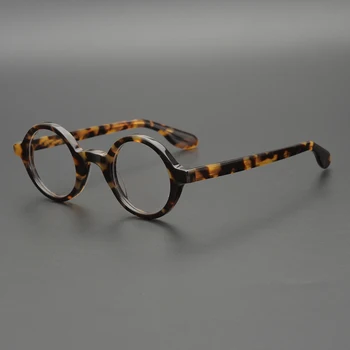 Zerosun små runde briller til læsning 1.75 1.25 1.5 42mm øjeglas mænd unisex skildpadde dioptri 0.75 0.5 4.0 5 - Briller \ www.jl-energy.dk