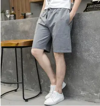 ZNG 2018 sommeren nye mænds casual shorts fashionable solid farve mænds sport shorts studerende' simple bomuld