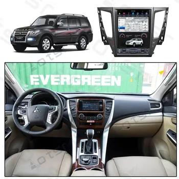 ZWNAV Til Mitsubishi Pajero Sport 2016-2018 Bil Radio Mms Video-Afspiller, GPS Navigation Android 9.0 Tilbehør Sedan